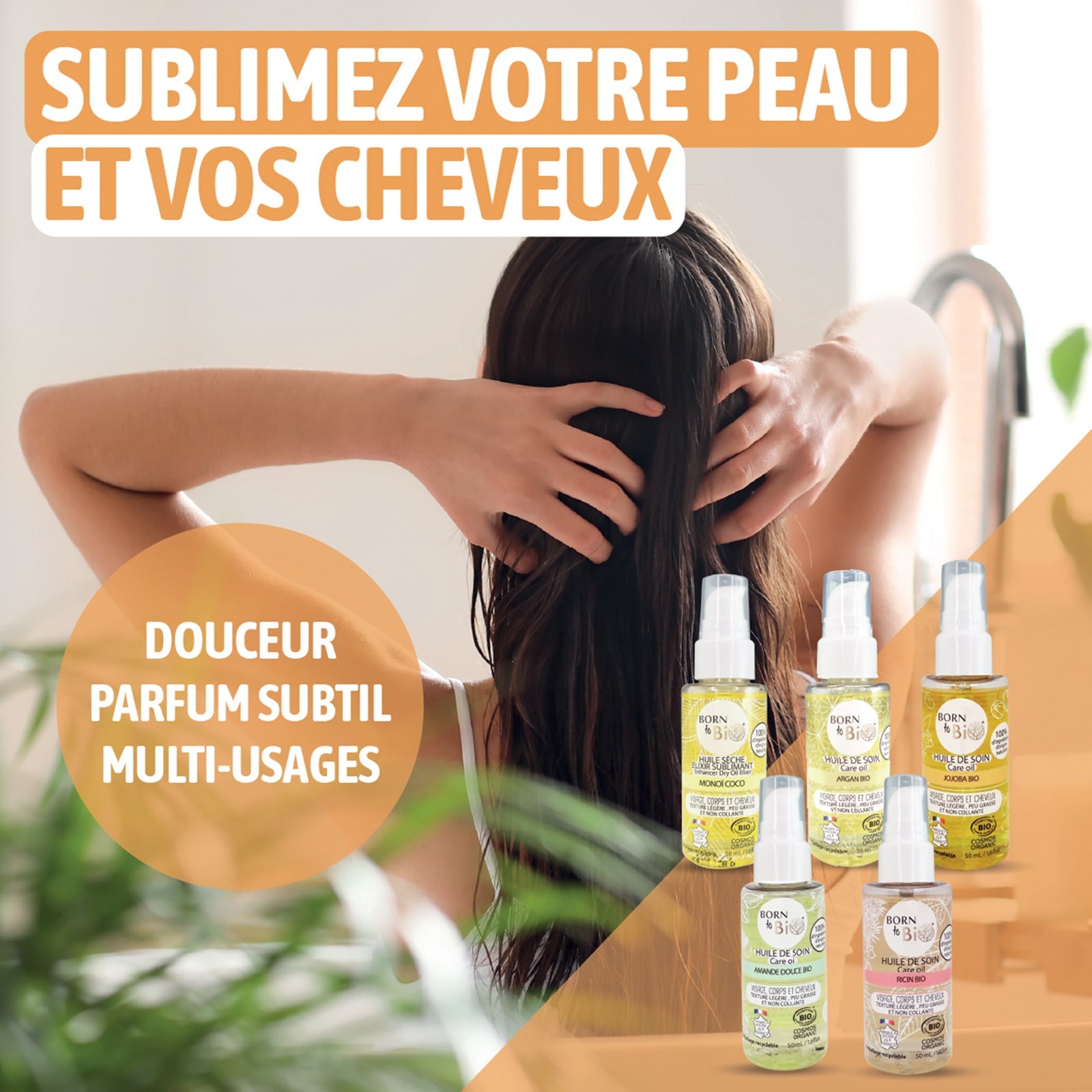 Huile de Soin Argan - Certifiée Bio