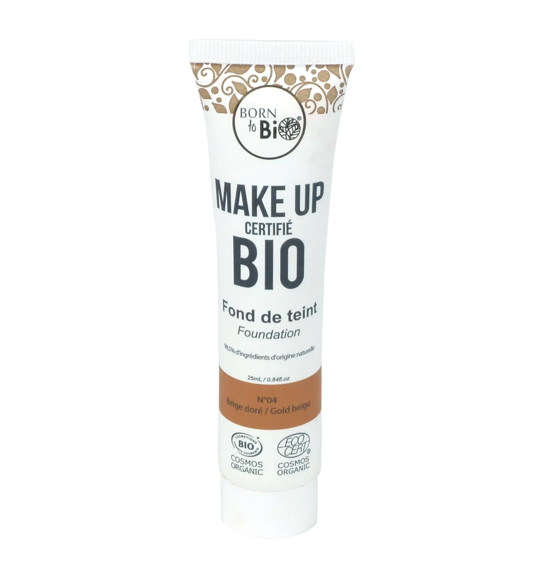 Fond de Teint Bio Fluide Mat | Couvrance Modulable 4 Teintes Certifié Bio