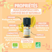 Huile essentielle Ylang ylang complète Bio